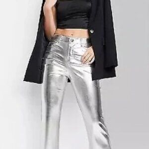 NWT Women's High-Rise Metallic Flare Pants - WildFable  Size 12